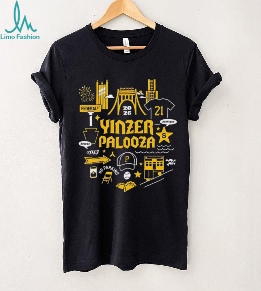 Pittsburgh city skyline Yinzer Palooza federal st 21 buccos 143 shirt