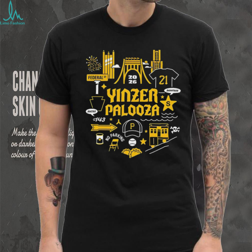 Pittsburgh city skyline Yinzer Palooza federal st 21 buccos 143 shirt