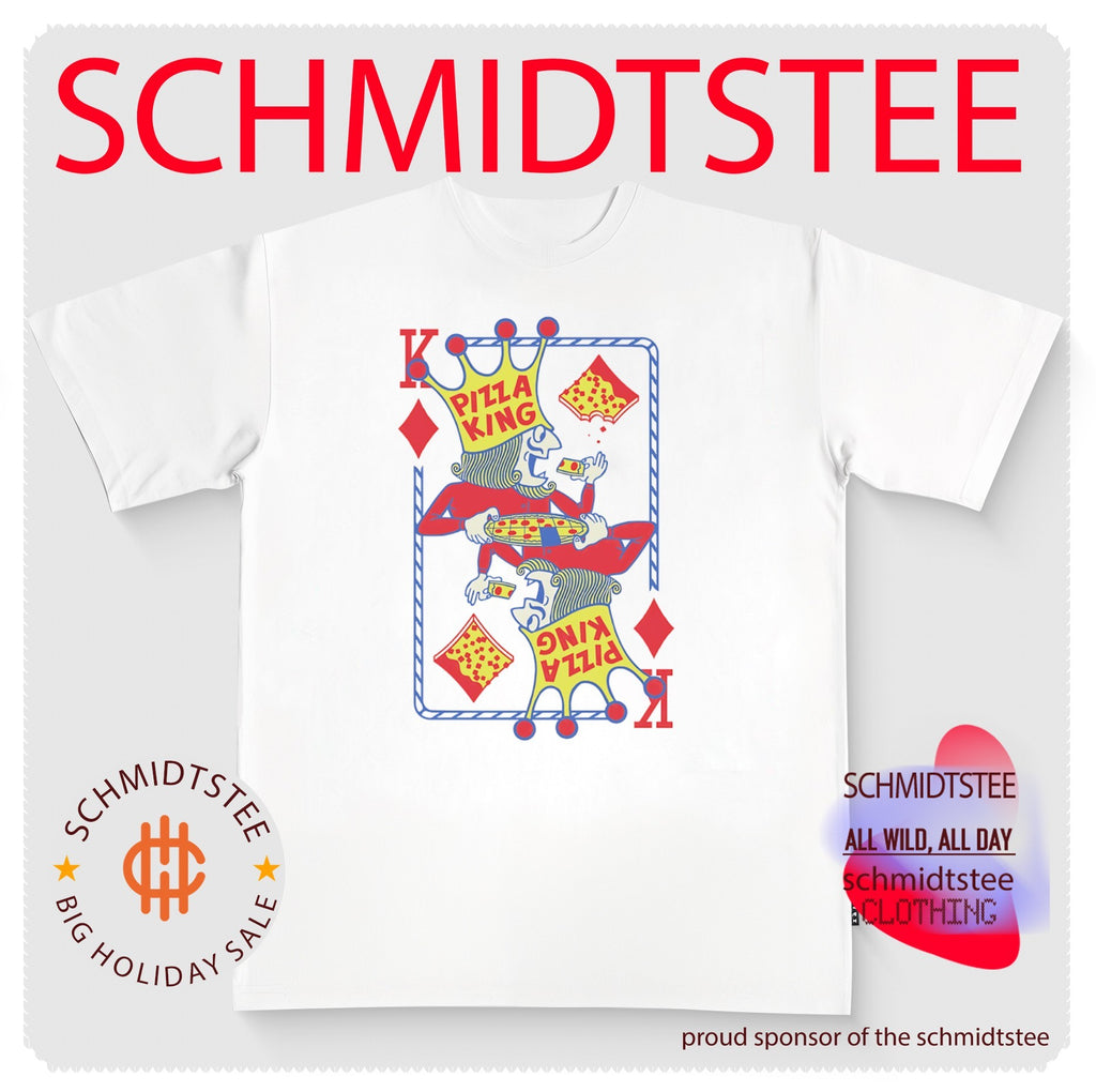 Pizza King Playing Card shirt
