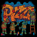 Pizza Turtle Graffiti