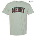 Plaid Merry Varsity Comfort Colors T-Shirt 'NLB' Hoodie, Sweatshirt | PureTeeCo.com