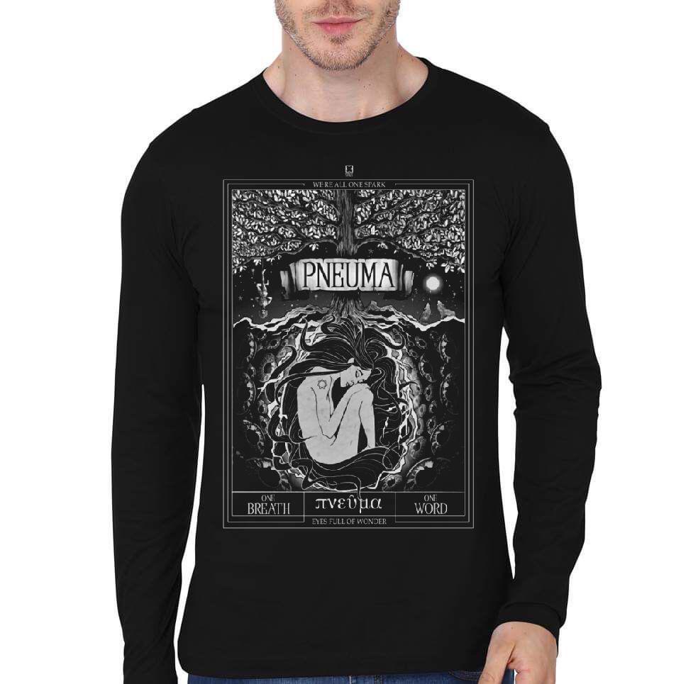 Pneuma Full Sleeve T-Shirt Hoodie, Sweatshirt | PureTeeCo.com