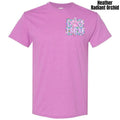 Pocket Size - Lavender Floral Dog Mom Gildan Short Sleeve T-Shirt 'NLB' Hoodie, Sweatshirt | PureTeeCo.com