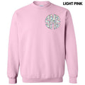 Pocket Size - Proper Floral Monogram Sweatshirt 'NLB' T-Shirts, Hoodie | PureTeeCo.com