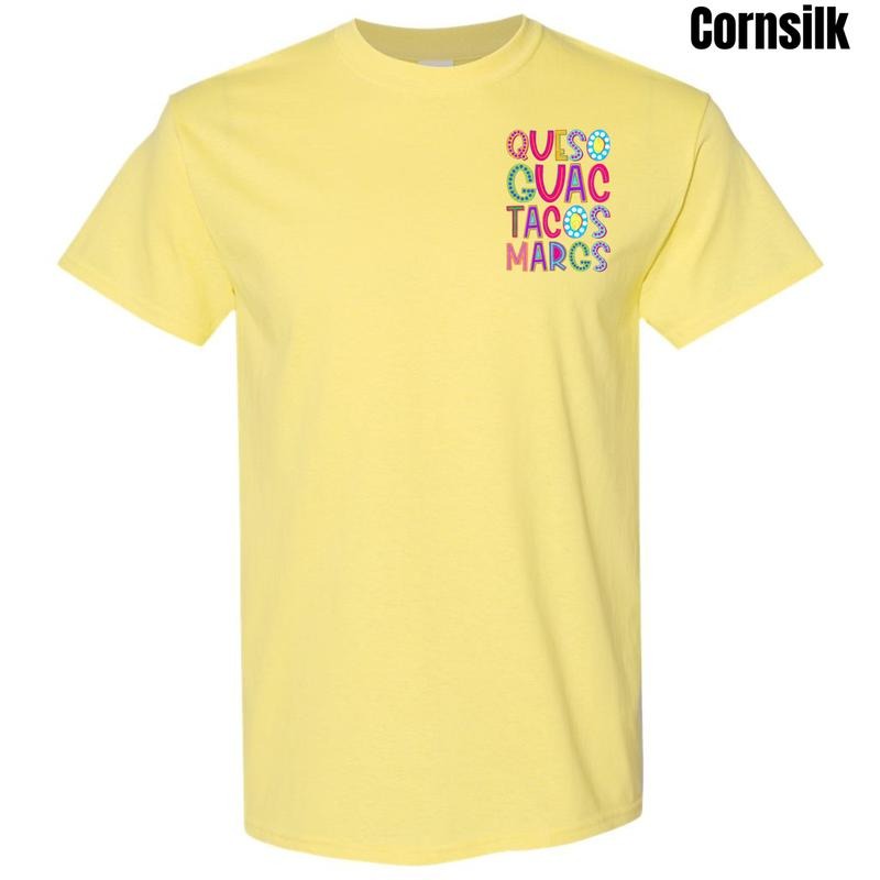 Pocket Size - Queso & Guac Gildan Short Sleeve T-Shirt 'NLB' Hoodie, Sweatshirt | PureTeeCo.com