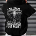 Mens Skull Letter Print Drop Shoulder Hoodie 1 Side Printed Hoodie, Hoodie For Man And Woman Graphic Casual Crew Neck...