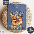 Pomeranian Mama Comfort Colors, Dog Mom Tee, Cute Pom Mama Women's Tshirt Hoodie, Sweatshirt | PureTeeCo.com