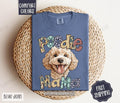 Poodle Mama Comfort Colors, Dog Mom Tee, Cute Mama Women's Tshirt Hoodie, Sweatshirt | PureTeeCo.com