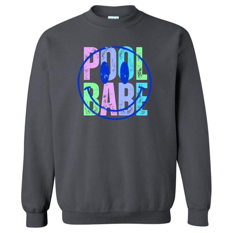 Pool Babe Smile Sweatshirt 'NLB' T-Shirts, Hoodie | PureTeeCo.com