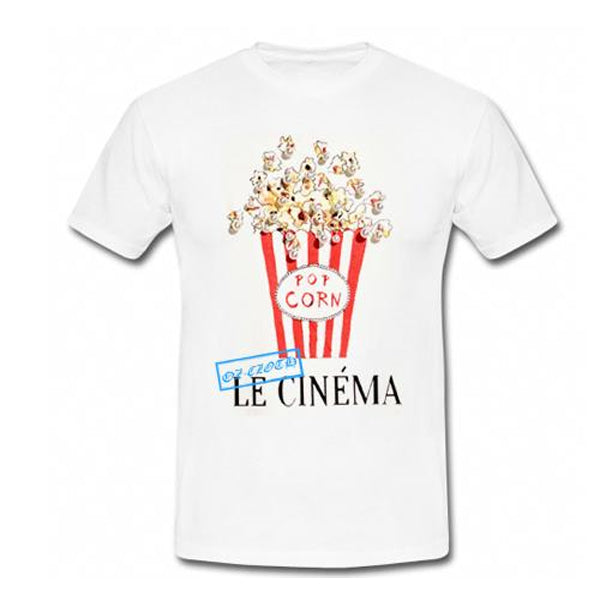 Pop Corn Le Cinema T-Shirt Hoodie, Sweatshirt | PureTeeCo.com