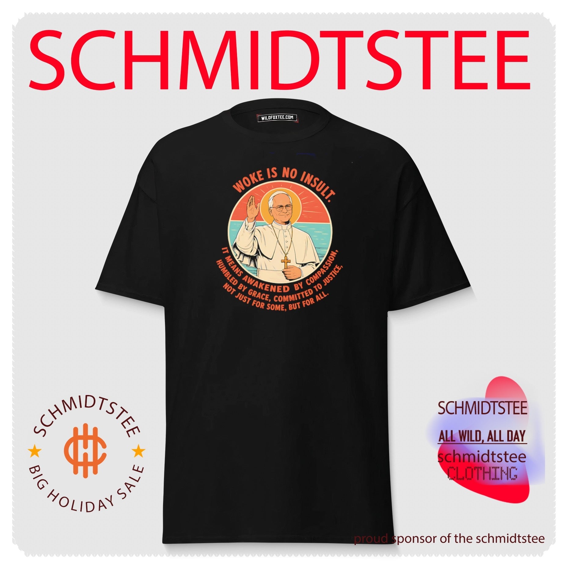 Pope Leo XIV woke is not insult it means awakened by compassion humbled by grace shirt
