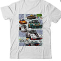 Porsche Anime Racing Tee Shirt Menswear Top Underwear Man Tropical Human T-Shirt Crewneck Round Neck Shortsleeve Operator...