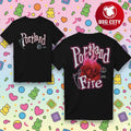 Portland Fire Burning Rose Two Sided Shirt
