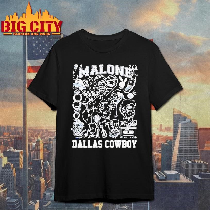 Post Malone Musician And Dallas Cowboys Graphic Shirt