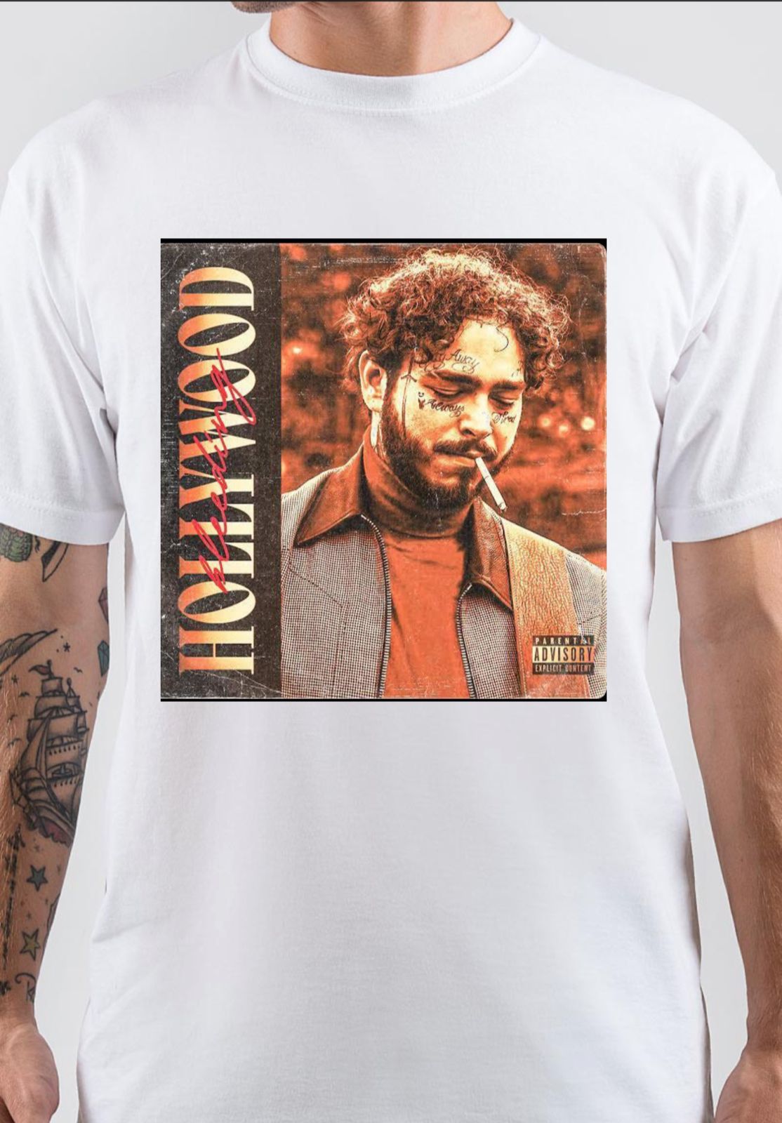 Post Malone T-Shirt Style002 Hoodie, Sweatshirt | PureTeeCo.com