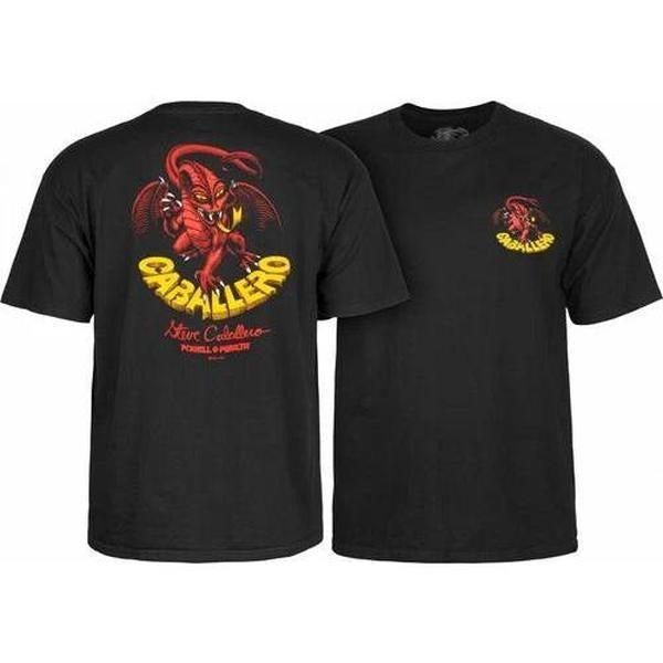 Powell Peralta Steve Caballero RED DRAGON II Skateboard T Shirt BLACK Hoodie, Sweatshirt | PureTeeCo.com