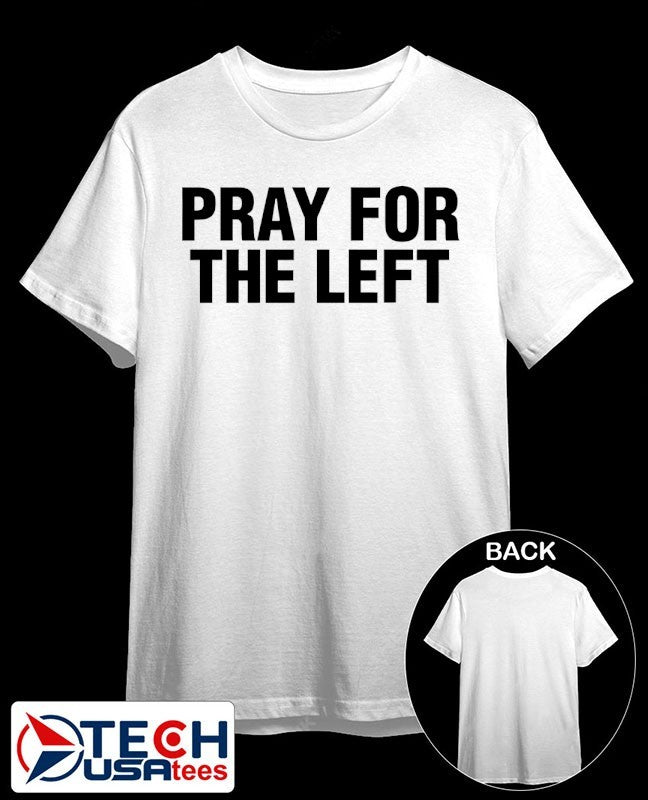 Pray for the left shirt