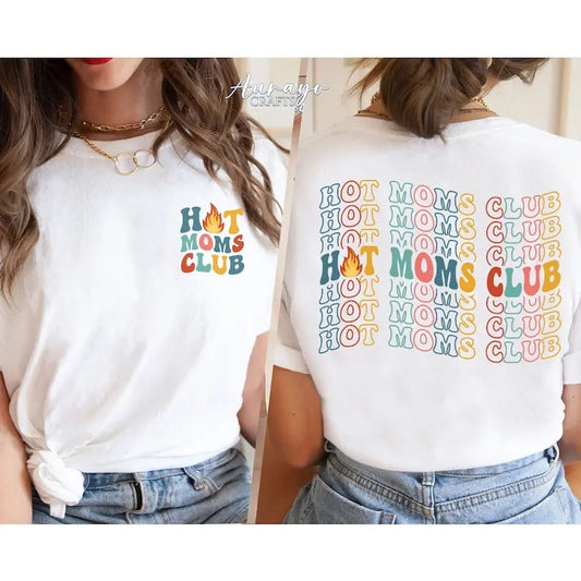 Premium  Hot Moms Club Sweatshirt, Hot Mom Sweatshirt, Mom Sweatshirt, Mama Shirt, New Mom Gift, Mom Birthday Gift, Mama Sweatshirt, Gift for her