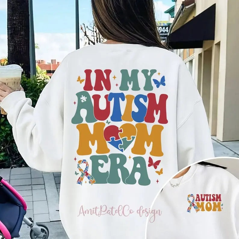 Premium  In My Autism Mom Era sweatshirt T-Shirts, Hoodie | PureTeeCo.com