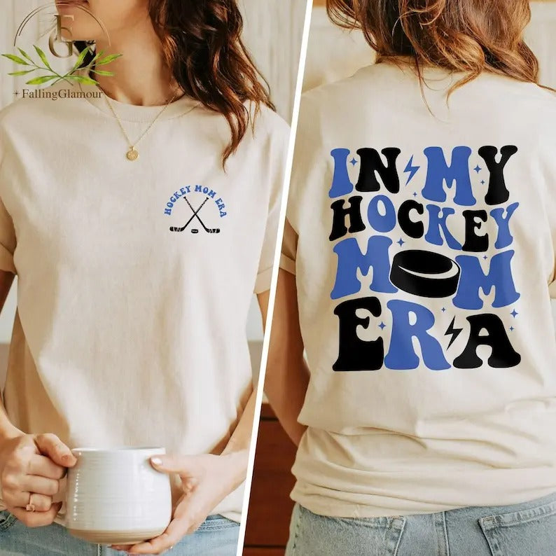 Premium  In My Hockey Mom Era Sweatshirt, Hockey Mom Shirt, Hockey Season Shirt, Game Day Shirt, Hockey Mama...