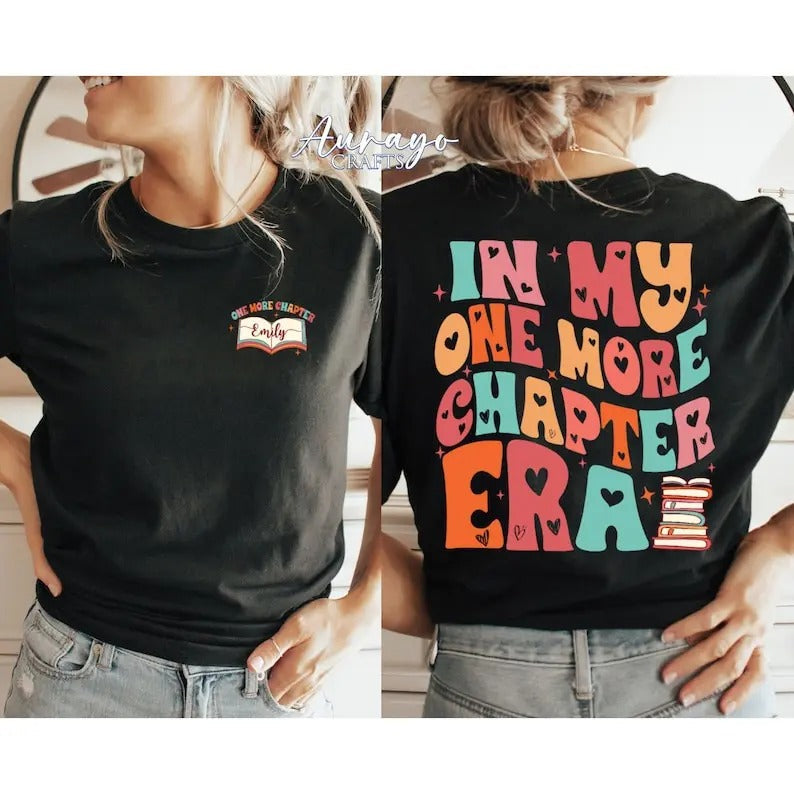 Premium  In My One More Chapter Era Sweatshirt, Book Lover Shirt, Bookworm Gift,Teacher Appreciation,Booktrovert...