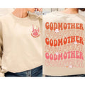 Premium  Personalized Godmother Shirt, Custom Godmother Shirt, Best Godmother Gift