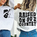 Premium  Raised on 90s country , 90s country, nashville bachelorette country music sweatshirt T-Shirts, Hoodie