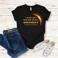 Premium  Solar Eclipse 2024 Birthday Shirt, April 8th Birthday Gift, Total Solar Eclipse BDay T-Shirt, Funny Solar...