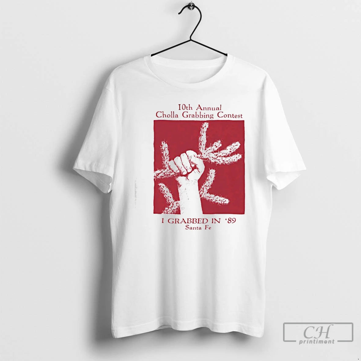 Premium 10th Annual Cholla Grabbing Contest I Grabbed In 89 Santa Fe T Shirts Sweater Hoodie, Sweatshirt | PureTeeCo.com