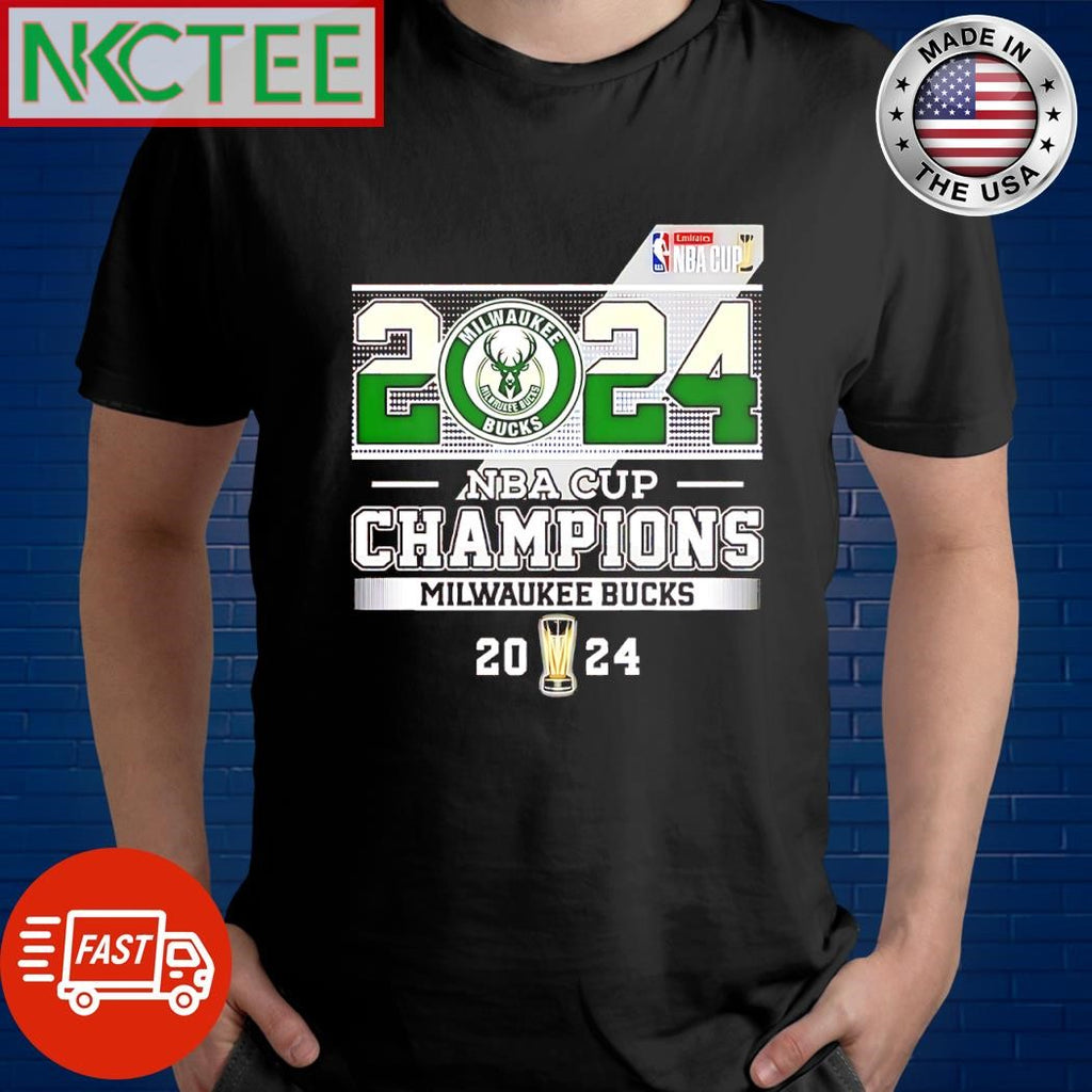 Premium 2024 NBA Cup Champions Milwaukee Bucks shirt