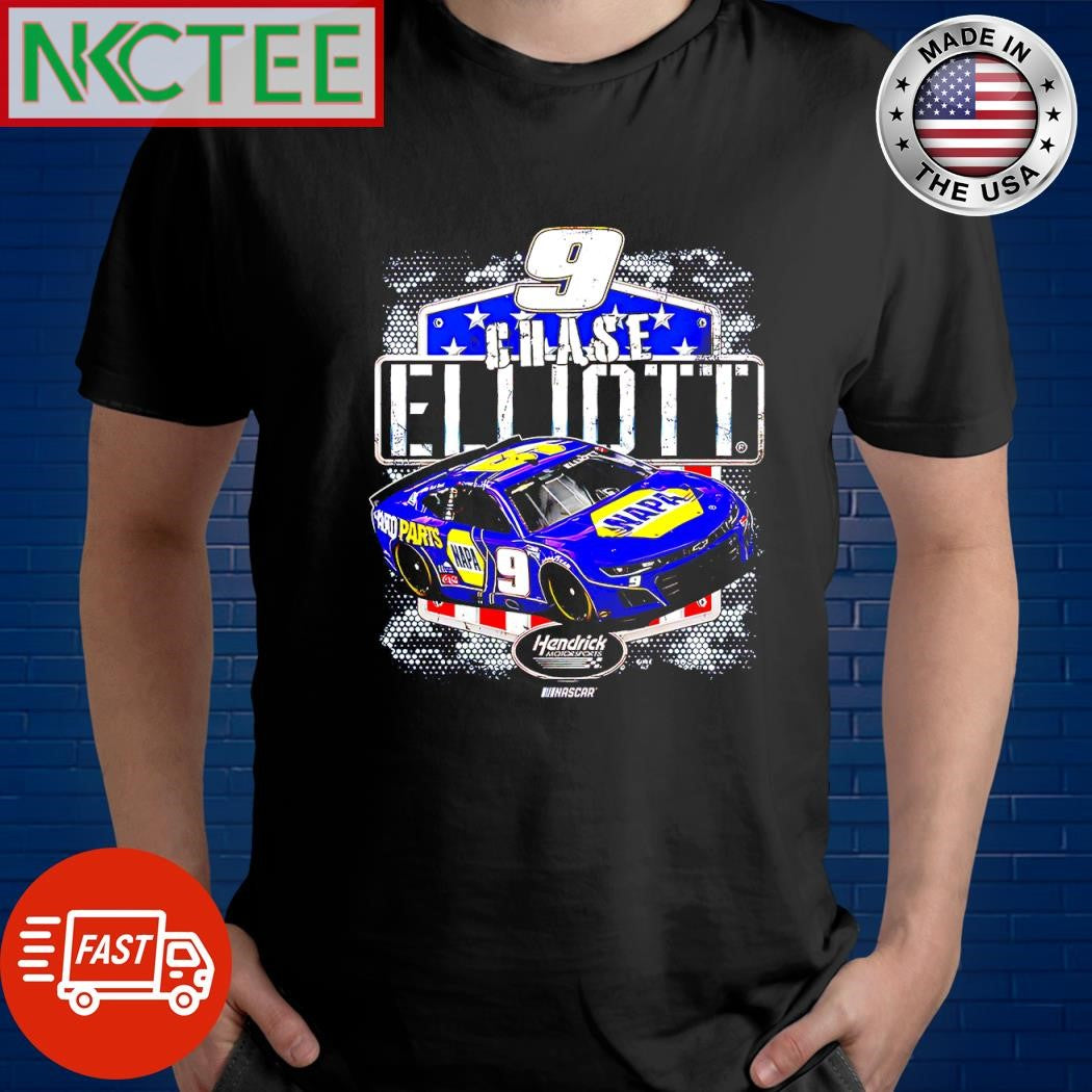 Premium 9 Chase Elliot Hendrick Motorsports Team NASCAR car shirt