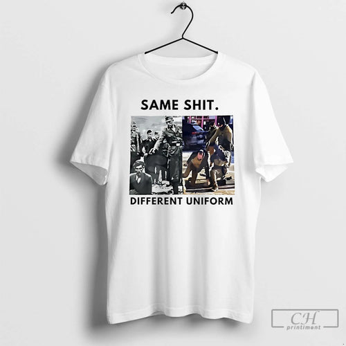 Premium Abolish Ice Different Uniform Same Shit Graphic T-Shirts, Hoodie, Sweatshirt | PureTeeCo.com
