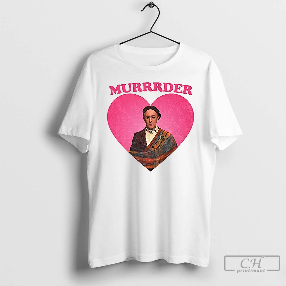 Premium Alan Cumming Murrrder Pink Love The Traitors Tv Show T-Shirts, Hoodie, Sweatshirt | PureTeeCo.com