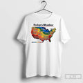 Premium Alexander Todays Weather Shitty Weather T-Shirts, Hoodie, Sweatshirt | PureTeeCo.com