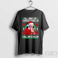 Premium Baby Billy All I Want For Christmas Is 8 Ball And 2 Million T-Shirts, Hoodie, Sweatshirt | PureTeeCo.com