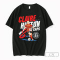 Premium Bay Football Club Claire Hutton 50 Caps Illustration Tee