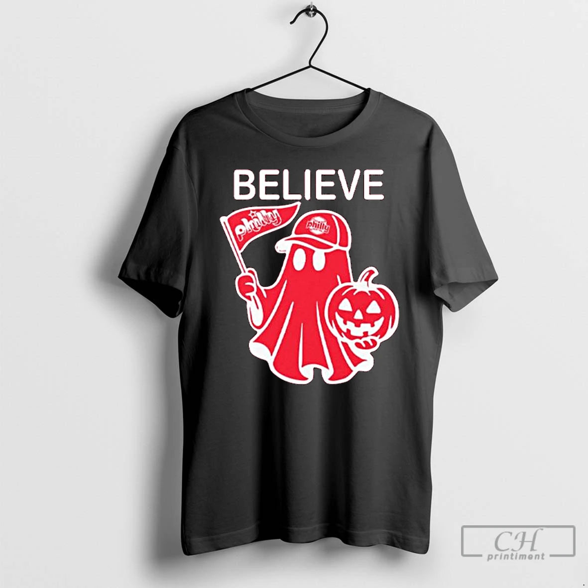 Premium Believe Philly Halloween Long Sleve T Shirts