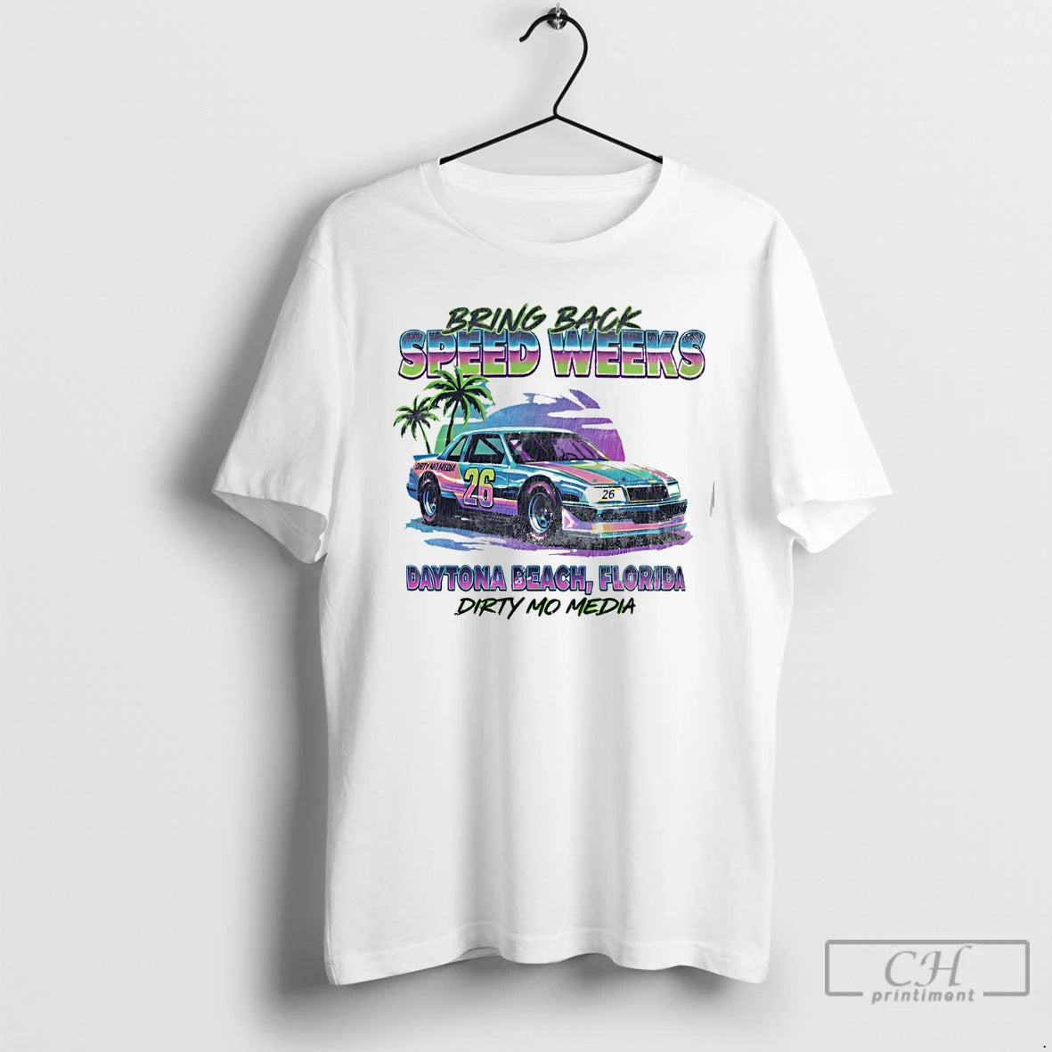 Premium Bring Back Speedweeks Daytona Beach Florida Dirty Mo Media T-Shirts, Hoodie, Sweatshirt | PureTeeCo.com