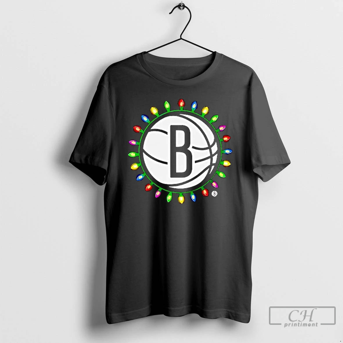 Premium Brooklyn Nets Logo Lights Merry Christmas T-Shirts, Hoodie, Sweatshirt | PureTeeCo.com