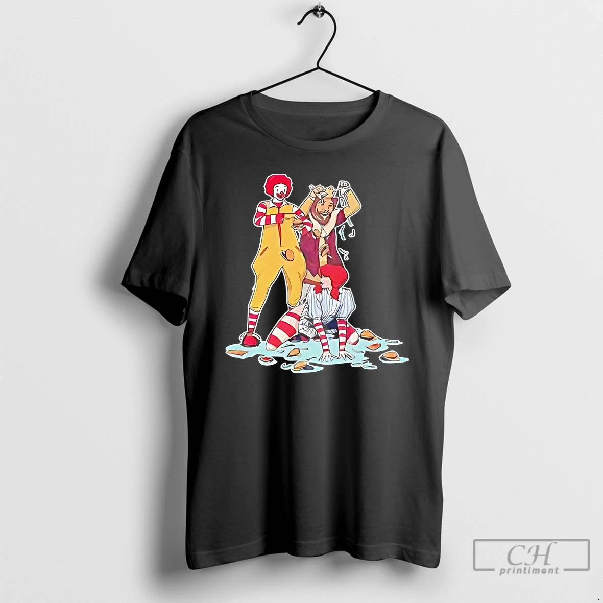 Premium Burgers And Fries Bath Towel Fast Food Parody T-Shirts, Hoodie, Sweatshirt | PureTeeCo.com