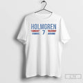 Premium Chet Holmgren 7 Oklahoma City Thunder Player Name And Number T-Shirts, Hoodie, Sweatshirt | PureTeeCo.com