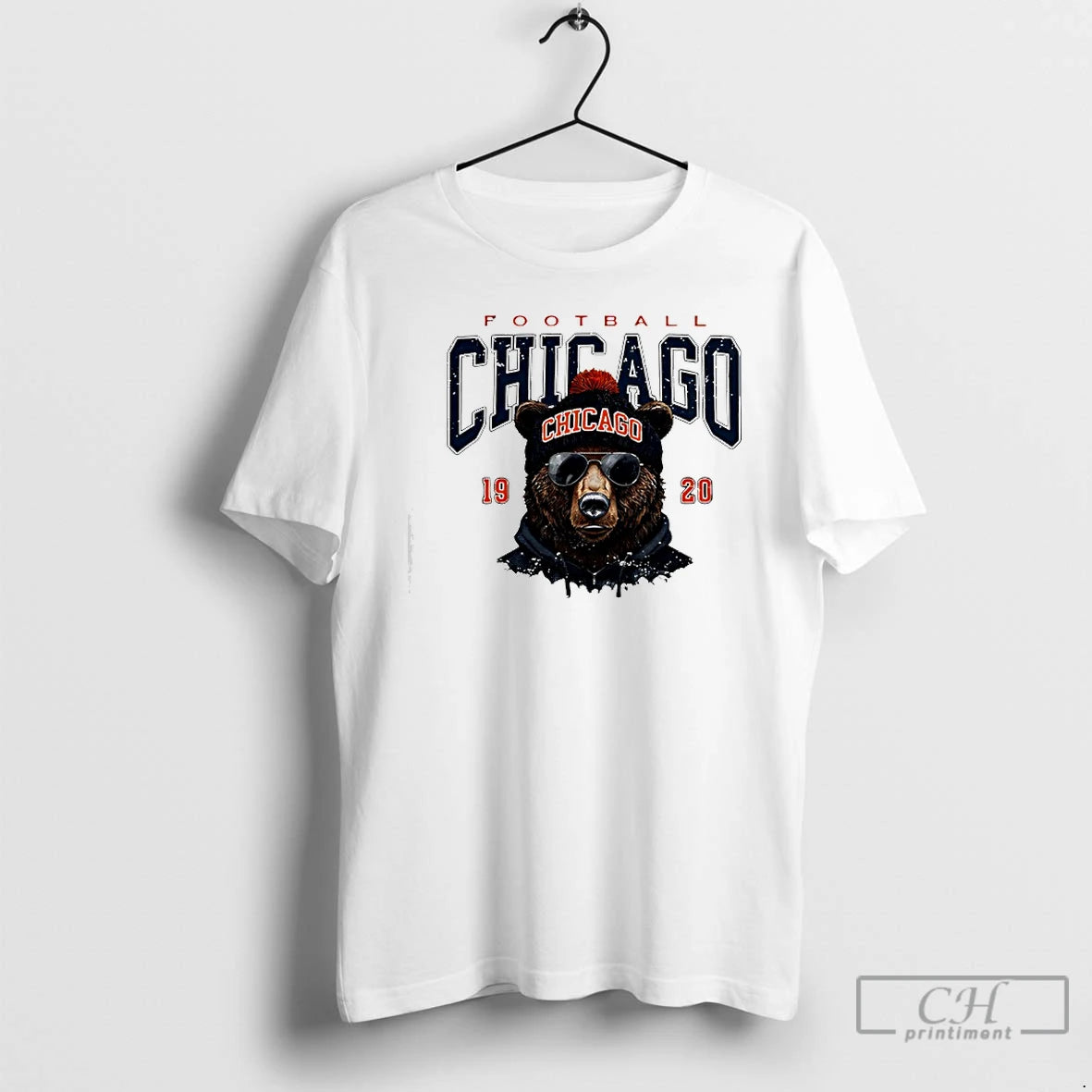 Premium Chicago Football Vintage 1920 Tri Blend T-Shirts, Hoodie, Sweatshirt | PureTeeCo.com