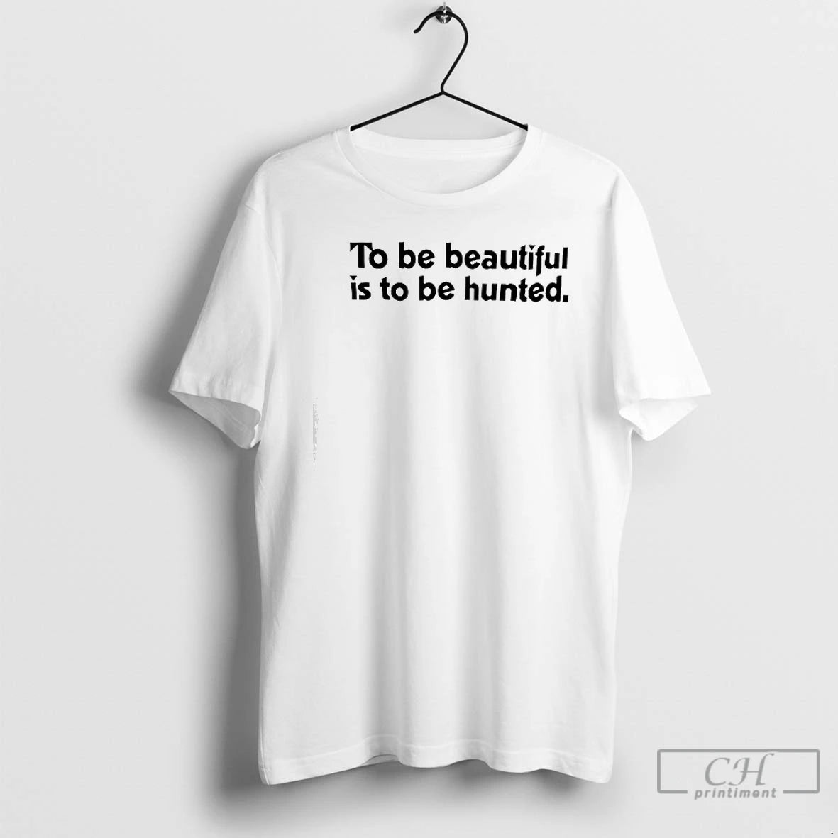 Premium Childish Gambino Wearing To Be Beautiful Is To Be Hunted T-Shirts, Hoodie, Sweatshirt | PureTeeCo.com