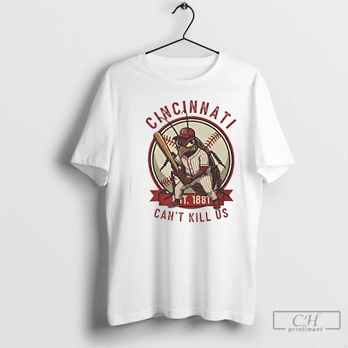 Premium Cincinnati Reds Cant Kill Us Postseason T-Shirts, Hoodie, Sweatshirt | PureTeeCo.com