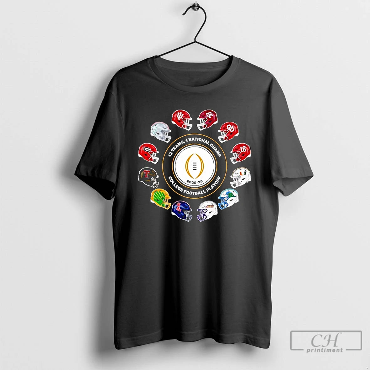 Premium College Football Playoff 2026 Exclusive 12 Teams Playoff T-Shirts, Hoodie, Sweatshirt | PureTeeCo.com