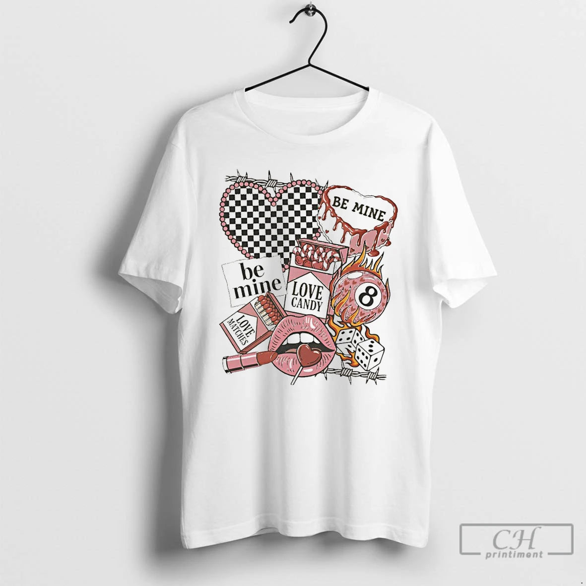 Premium Coquette Be Mine Be Mine Love Candy Valentines Day T-Shirts, Hoodie, Sweatshirt | PureTeeCo.com