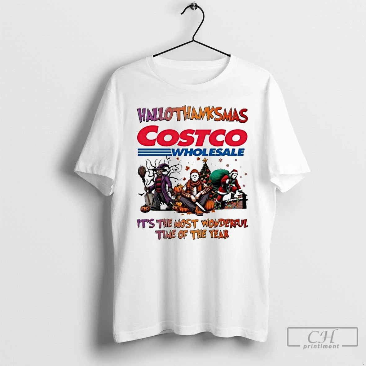 Premium Costco Horror Film Hallothanksmas Its The Most Wonderful Time Of The Year T Shirts