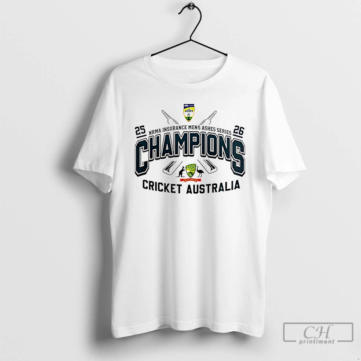 Premium Cricket Australia 2025 Nrma Insurance Mens Ashes Champions T-Shirts, Hoodie, Sweatshirt | PureTeeCo.com