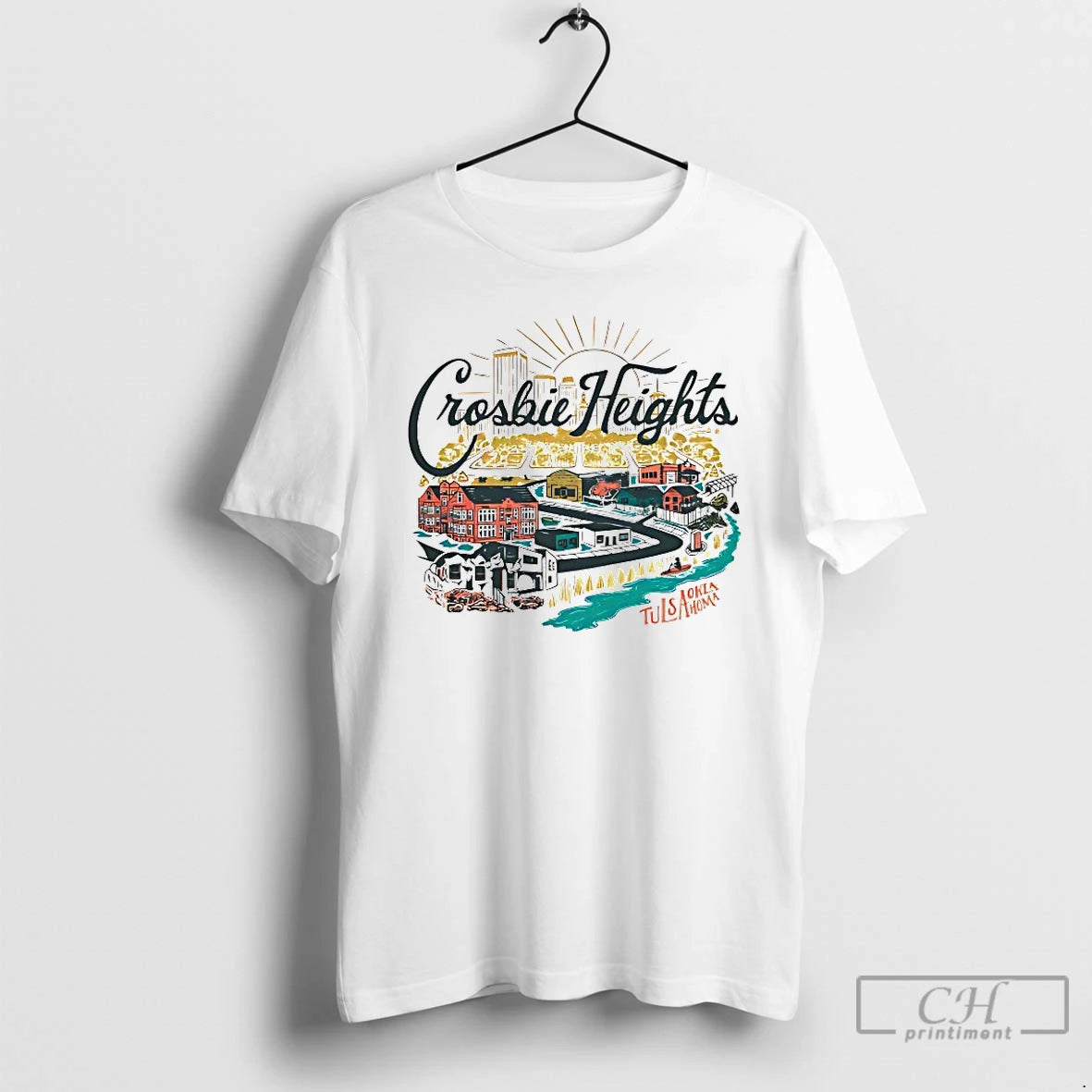 Premium Crosbie Heights Tulsa Oklahoma T-Shirts, Hoodie, Sweatshirt | PureTeeCo.com