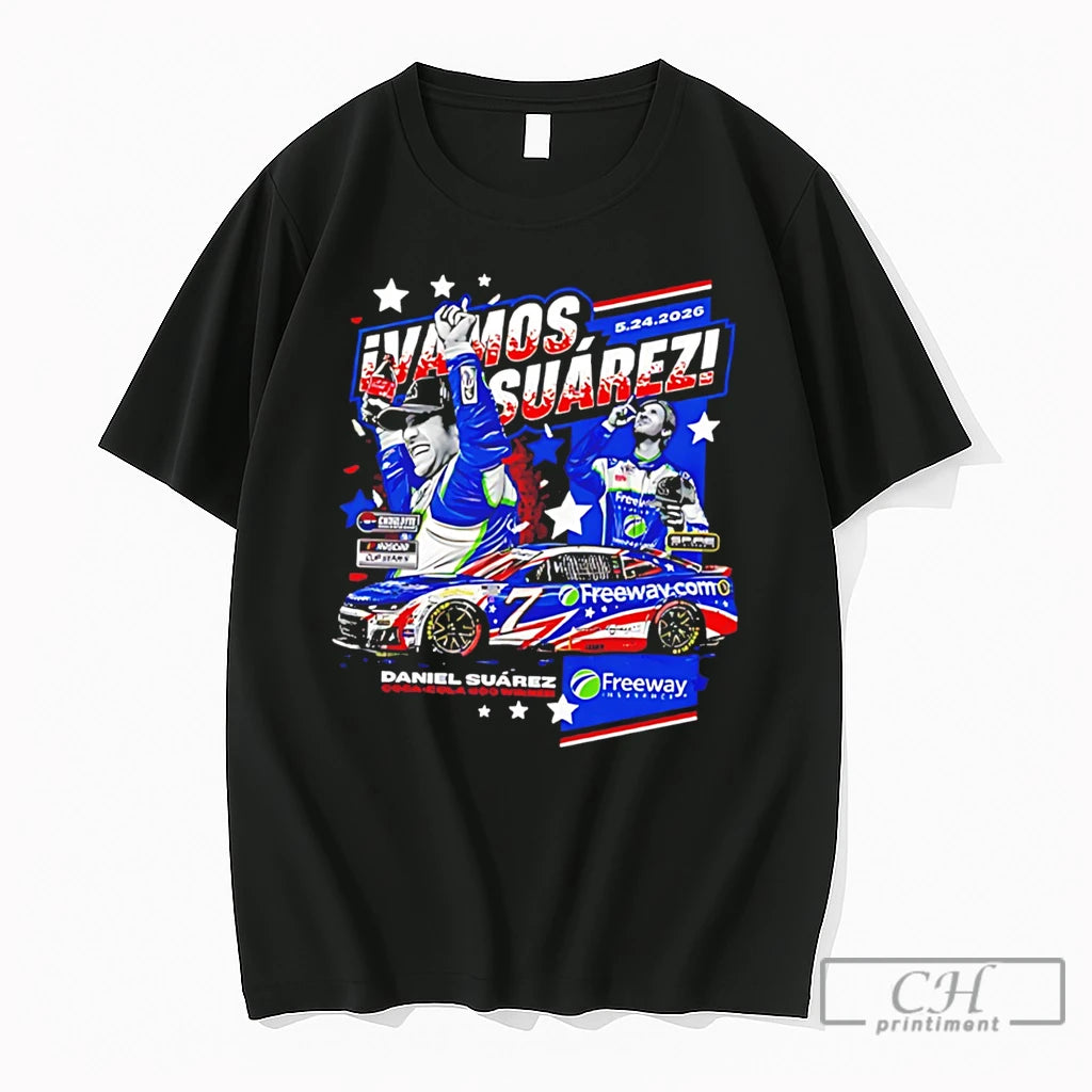Premium Daniel Suarez Freeway Insurance Coca Cola 600 Winner Tee